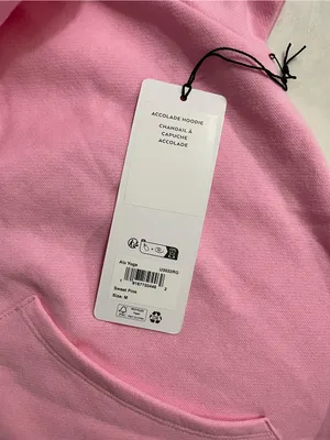 ALO Yoga NWT Accolade Hoodie Pullover Sweet Pink Size M Unisex SOLD OUT RARE thumbnail 4