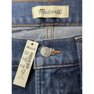 Madewell The Perfect Vintage Straight Jean Womens Size 30P NEW Jeans Whiskering thumbnail 7