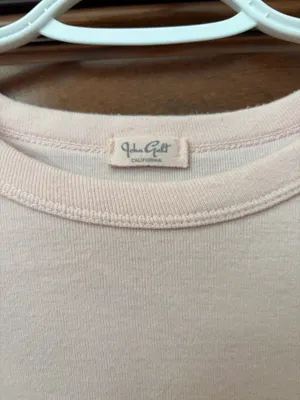 John Galt pink crop top thumbnail 3