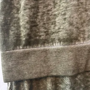 ⭐️Abound green vintage looking high low long sleeve vneck sweater size XS thumbnail 8