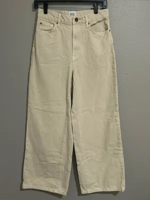 Urban Outfitters BDG Neutral Cotton High Rise Wide Leg Pants Women’s Size 27 thumbnail 1