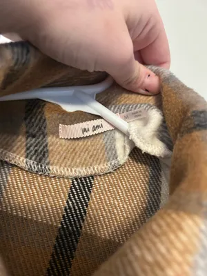 Plaid cropped jacket Brown Size M thumbnail 2