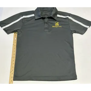 Port Authority Michigan Tech Huskies Women’s XS Performance Polo Shirt Gray VGC MTU thumbnail 11