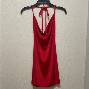 Nasty Gal Bold Red Mini Dress thumbnail 3