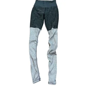 ALO Yoga Grey High Waist‎ Ribbed Knit Lounge Leggings Ruched Small Dance Workout thumbnail 2