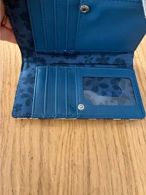 Disney Parks x Loungefly Stitch Tropical Zip Wallet - White/Blue thumbnail 6