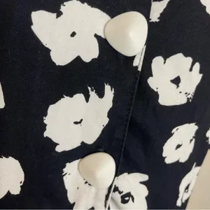 Vintage‎ Dress Floral Party Puffed Sleeves 1980s Flared Skirt Princess Seams thumbnail 14