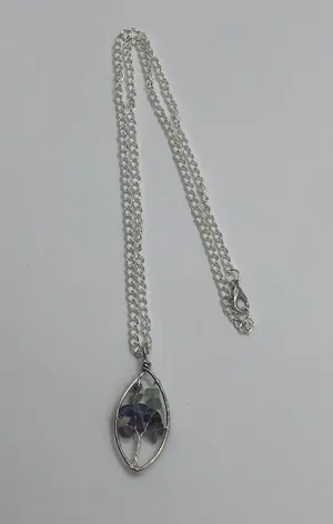 Amethyst Necklace Purple thumbnail 1