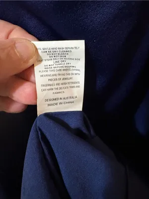 NWT Elliatt Navy Satin Asymmetrical Halter Mini Dress thumbnail 9