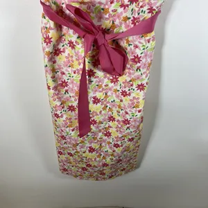 Vtg Lilly Pulitzer Pink Waist Ribbon‎ Tie Floral Lace Strapless Dress EUC Size 4 thumbnail 4