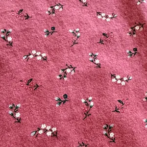 Old Navy Rose Pink Tiny Floral Short Sleeve Tee thumbnail 3