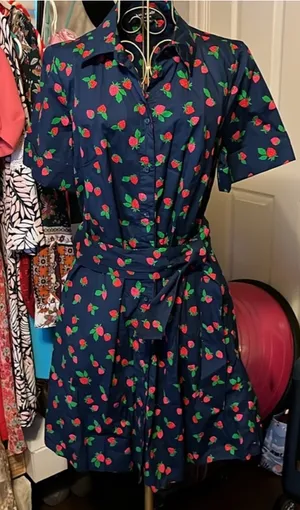 Kate Spade Shirt Dress strawberry thumbnail 1