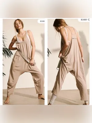 🩶✨ Free People Movement Hot Shot Onesie Jumpsuit‎ Women’s Small Oversized 🩶✨ thumbnail 2