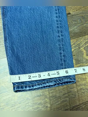 American Eagle Mom Straight Jean Womens 4 Comfort Stretch Waistband Blue thumbnail 5