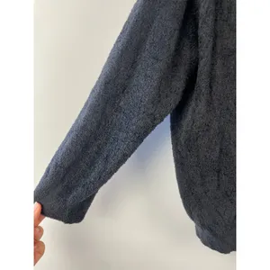 Barefoot Dreams CozyChic Lite Cardigan Black Carbon V-Neck Sweater BDWCL22246 XL thumbnail 2
