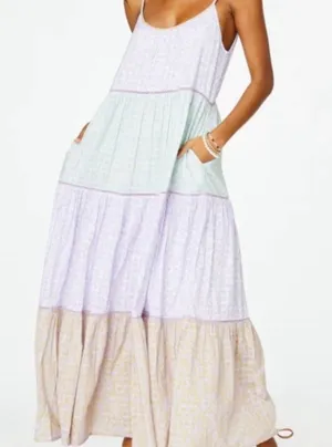 Anthropologie Roller Rabbit Ismay Dakota maxi Dress Small thumbnail 1