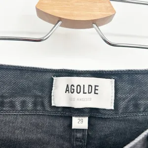 AGOLDE Womens‎ Organic Cotton Lana Slice High Rise Cutout Straight Leg Jeans 29 thumbnail 7