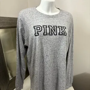 PINK Victoria's Secret Heather Gray Top thumbnail 14