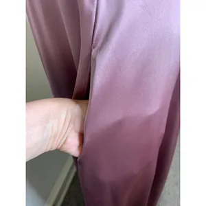 Lilac Purple Satin Maxi Formal Dress Sz 10 Prom Wedding Guest thumbnail 7