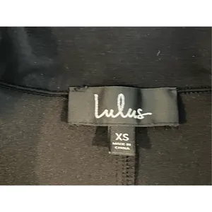 Lulu's Motorcycle‎ Black Rayon Jacket Retro Exposed Zippers XS 60s Bikercore thumbnail 4