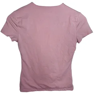 Abercrombie & Fitch AF Essential Baby Tee Pink Knit Short Sleeve Shirt Size XS thumbnail 2