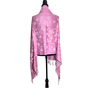 Women's Pashmina Long Boho Oversized Silk Fringe Wrap Scarf Shawl Size L thumbnail 8