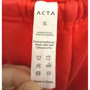ACTA Wear Everyday Crewneck And Oversized Jogger Set In‎ Color Flame SZ S NWOT thumbnail 10