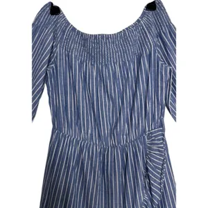 TULAROSA Maida Ruffle Dress in Blue White Stripe Size Small thumbnail 5
