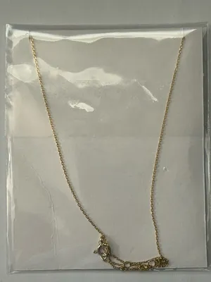 Chloe + Sam Raise The Bar Or Dance On It 16” Gold Necklace NWT thumbnail 2