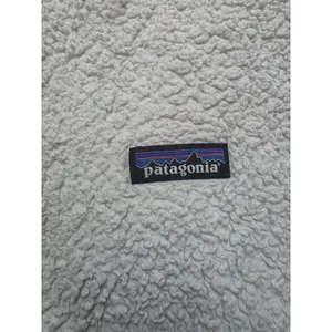 Patagonia Women’s Large Fleece Sweater Jacket 1/4 Zip Sherpa White Matted Fleece thumbnail 3