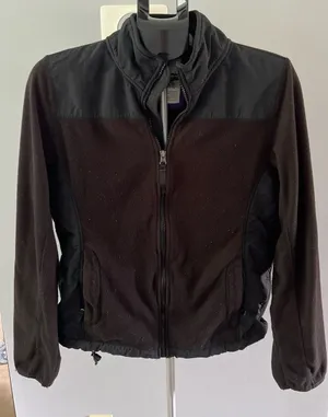 Aeropostale Y2K women's‎ Black fleece jacket size XL thumbnail 1