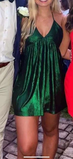 Revolve Green Dress thumbnail 1