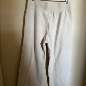 Nike Phoenix Fleece High Waisted‎ Wide-Leg Pants Sz XL Light Orewood Brown/ Sail thumbnail 7