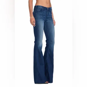 McGuire Majorelle Low Rise Flare Jeans in Revel‎ Revel Blue Size 24 thumbnail 2