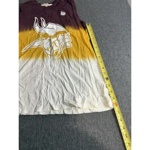 Junk Food MN Vikings Tie Dye Tank Women's Sz M 100% Cotton thumbnail 4