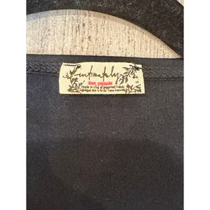 Free People Intimately Square Neck Bodysuit Womens S Black Snap Thong Minimalist thumbnail 5