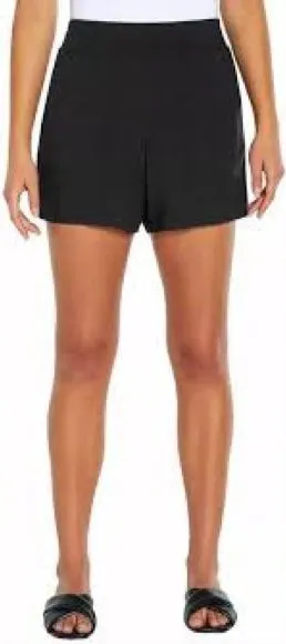 Wildfox Black Lightweight Pull On Shorts Elastic Waist Pockets Size XL thumbnail 1