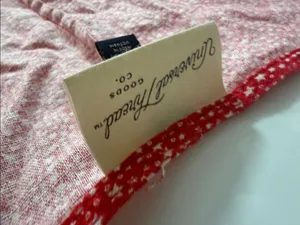 Universal Threads Red Star Pattern Button-Front V-Neck Short Sleeve Dress thumbnail 2