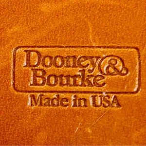 Dooney & Bourke Vintage Wallet, Bone All Weather Leather, British Tan, Kisslock thumbnail 9