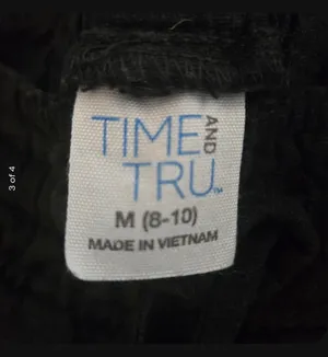 Time And Tru Black Linen Pants thumbnail 3