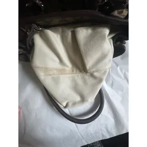 VTG Y2K Coach Signature C Canvas Leather Tote Bag Brown Tan 6366 thumbnail 8