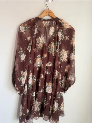 NEW Abercrombie & Fitch chiffon mini dress Medium thumbnail 5