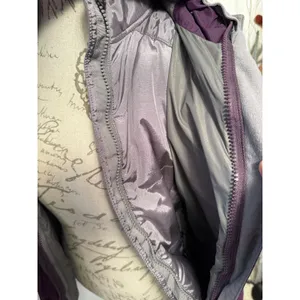 Cabelas Womens Primaloft Insulated Winter ski Jacket Purple Grey Hooded Small S‎ thumbnail 6