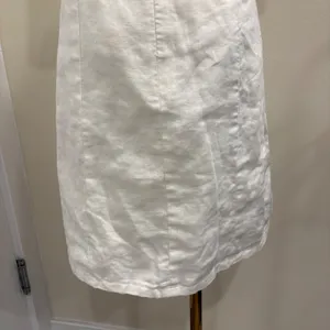 Corey Lynn Calter Anthropologie Lorient White Linen Crochet Mini Dress 6 Cottage thumbnail 13