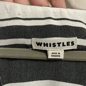WHISTLES Hayley Stripe Midi Dress Minimalist Lagenlook‎ Pockets Capsule Wardrobe thumbnail 5