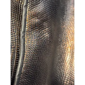 Jones New York Vintage Bronze Lizard Embossed Leather Crossbody Bag Kiss Lock thumbnail 8