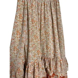Free People Zuma Floral Tiered Skirt Women‘s Sz. 0 thumbnail 11