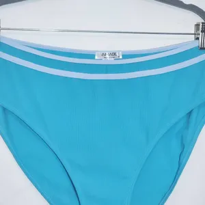 AI'MAGE Blue Bikini with Light Blue Trim and High Waist Bottoms NWT Size 2XL thumbnail 5
