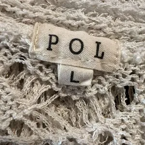 Pol Women’s Crochet Top Large‎ Cover Up Oversized Flawed thumbnail 3
