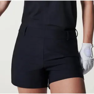 Spanx Sunshine Shorts Women Large Black Stretch Activewear Golf Pull on thumbnail 1